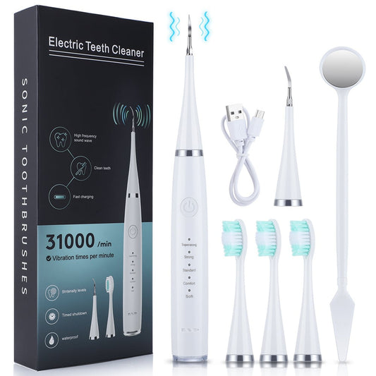 Ultrasonic Dental Cleaner – 5 Modes & LED Display for Professional Oral Care