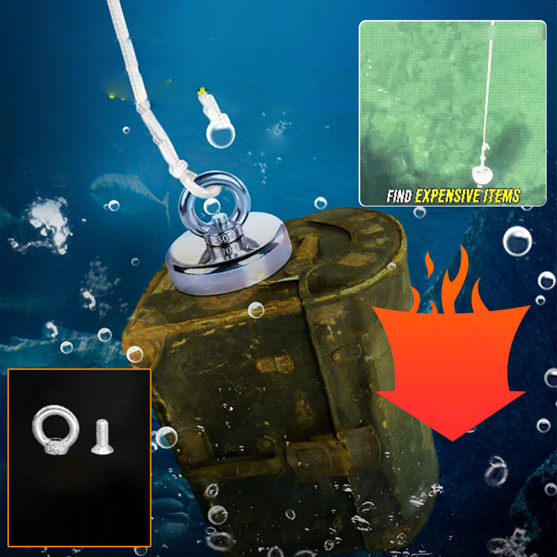 Heavy-Duty Salvage Magnet – Anti-Corrosion & Easy Retrieval Design