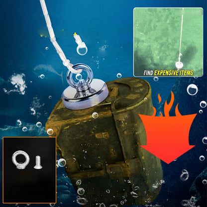 Heavy-Duty Salvage Magnet – Anti-Corrosion & Easy Retrieval Design