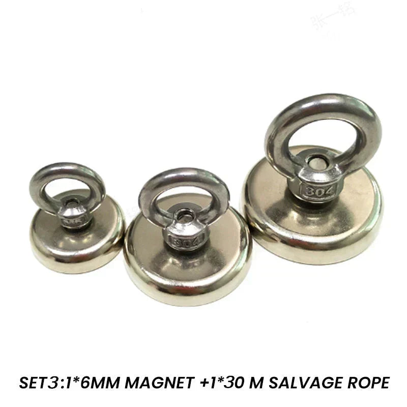 Heavy-Duty Salvage Magnet – Anti-Corrosion & Easy Retrieval Design