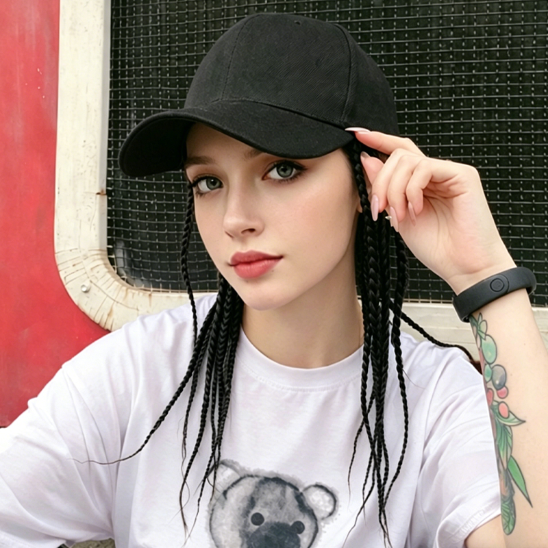 Braid Baseball Cap – 2-in-1 Style & Adjustable Fit