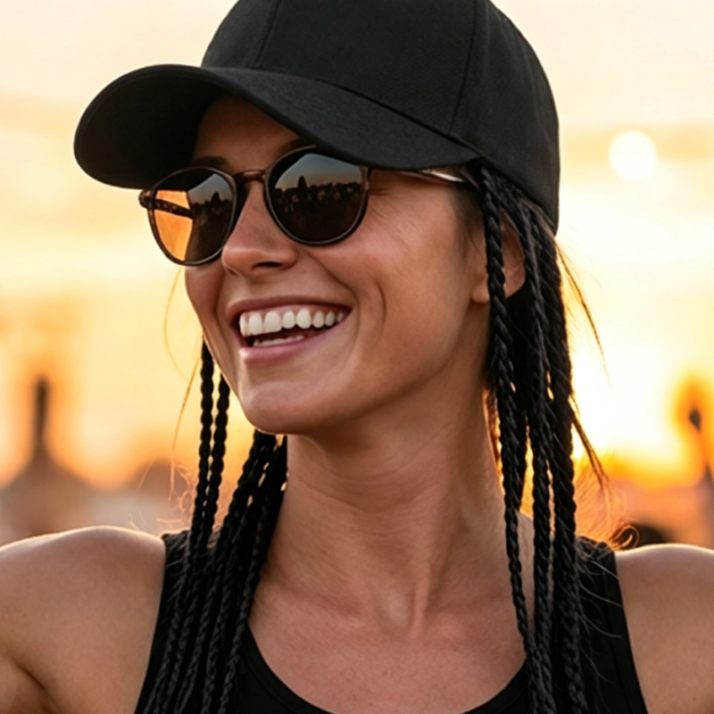 Braid Baseball Cap – 2-in-1 Style & Adjustable Fit