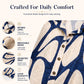 Geometric Print Dress – Breathable & Effortless Loose Fit