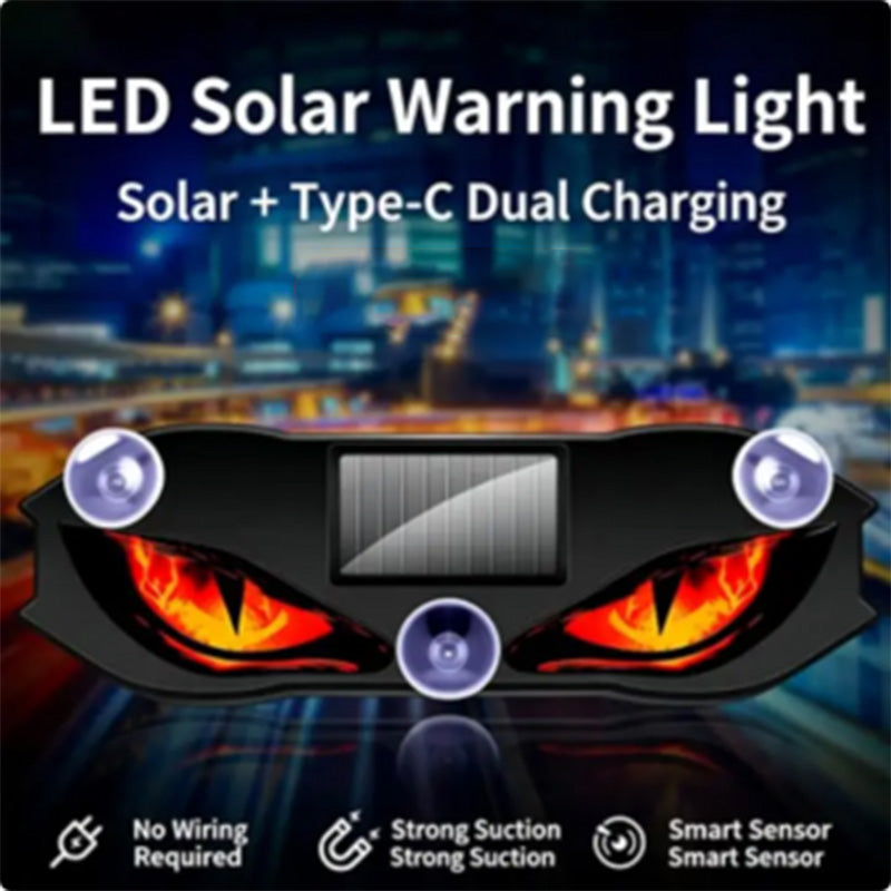 Offer Ends Soon ⏳Solar Car Warning Light – Auto Sensor & Suction Mount Design
