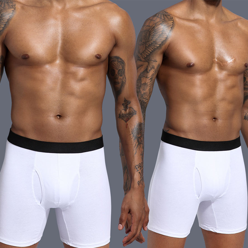 Men's Extra-Long Boxer Briefs – Breathable & Chafe-Free Fit