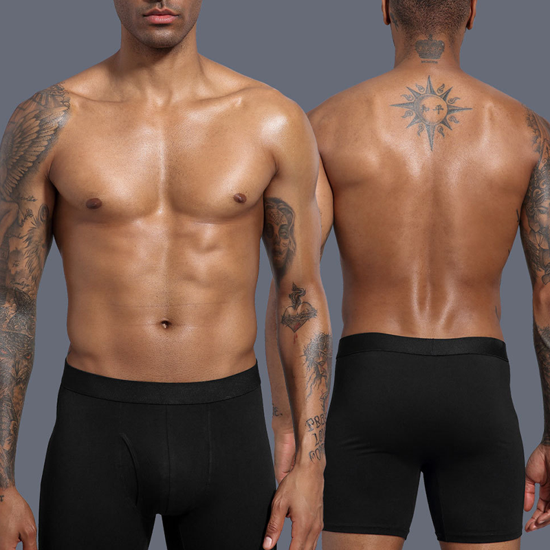 Men's Extra-Long Boxer Briefs – Breathable & Chafe-Free Fit
