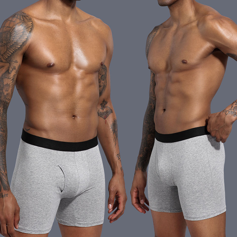 Men's Extra-Long Boxer Briefs – Breathable & Chafe-Free Fit