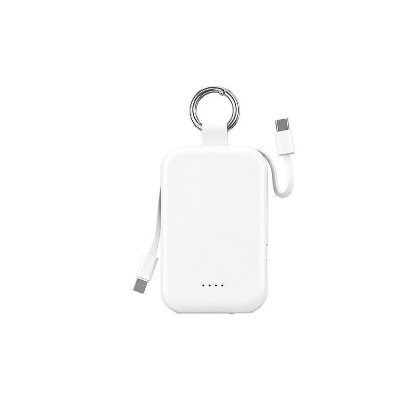 Charge On the Go Instantly! No-Cable 2000mAh Keychain Power Bank