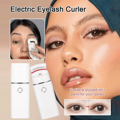 Heated Eyelash Curler – Rechargeable & Ergonomic Design