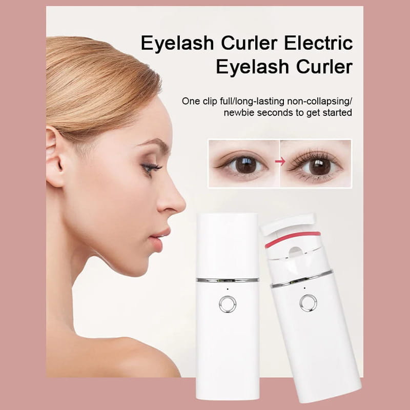 Heated Eyelash Curler – Rechargeable & Ergonomic Design