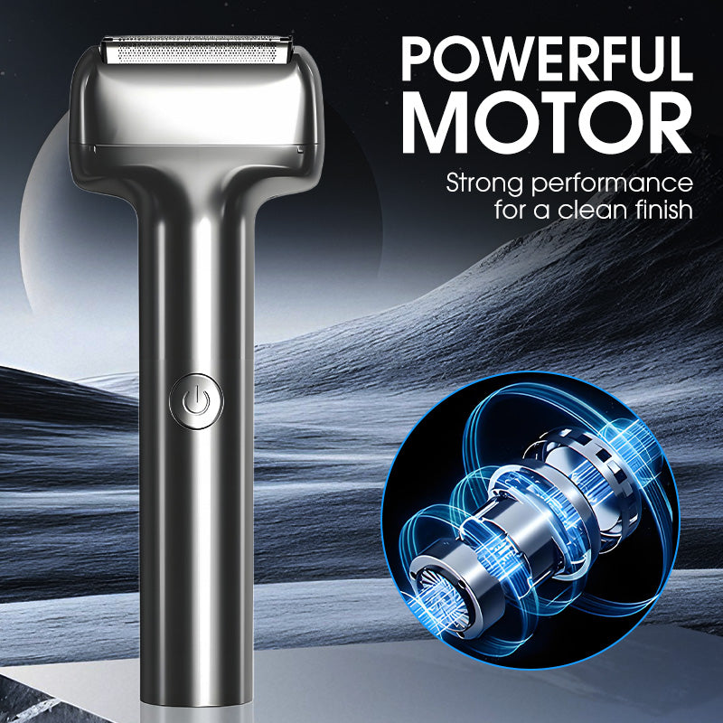3-Head Foil Electric Shaver – Quiet & Skin-Friendly Design