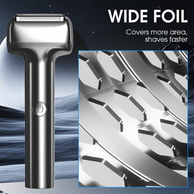 3-Head Foil Electric Shaver – Quiet & Skin-Friendly Design