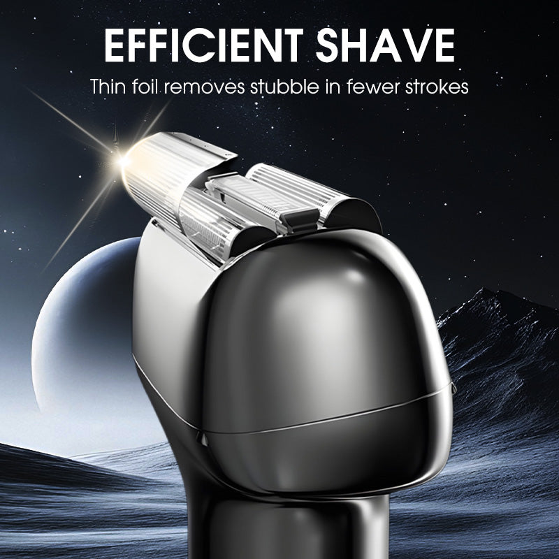 3-Head Foil Electric Shaver – Quiet & Skin-Friendly Design
