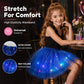 LED Light-Up Tutu Skirt – Triple Mesh & Shimmering Sequins