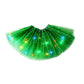 LED Light-Up Tutu Skirt – Triple Mesh & Shimmering Sequins