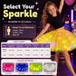 LED Light-Up Tutu Skirt – Triple Mesh & Shimmering Sequins