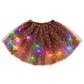 LED Light-Up Tutu Skirt – Triple Mesh & Shimmering Sequins