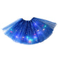 LED Light-Up Tutu Skirt – Triple Mesh & Shimmering Sequins
