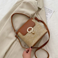 Hand-Woven Straw Bucket Bag | 3-Way Crossbody Shoulder Handbag Gold Hardware