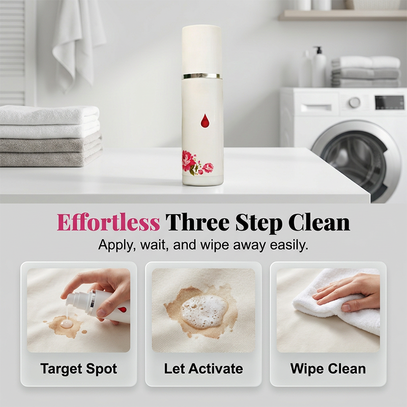 Instant Blood Stain Remover – Enzyme Cleaner & Gentle Formula