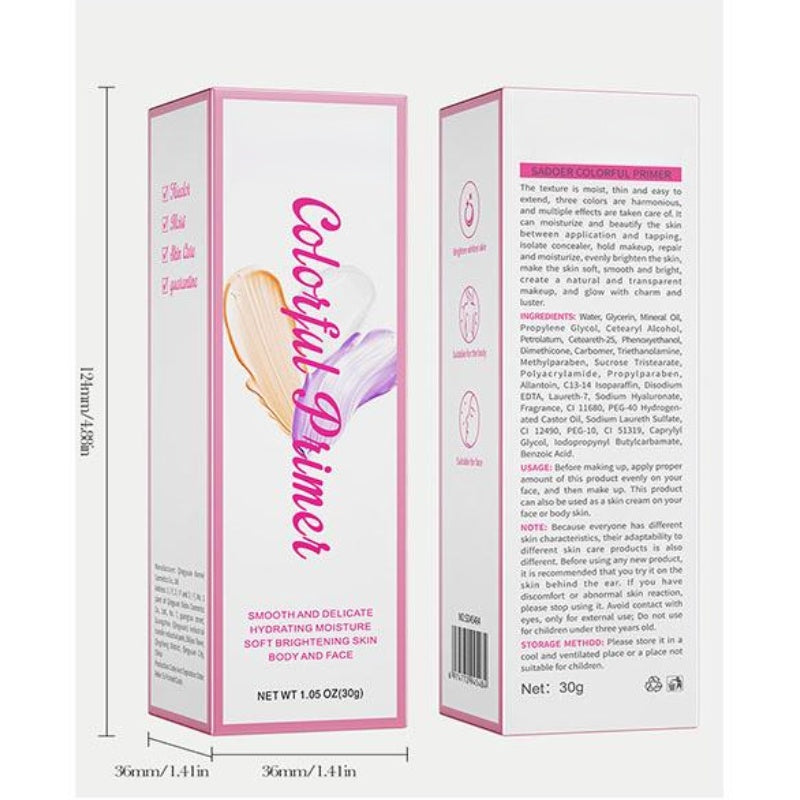 Blur Pores & Redness Instantly! 3-in-1 Color-Correcting Primer