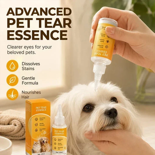 Clean Pet Eye Area Instantly! No-Touch Controlled Dropper Drops