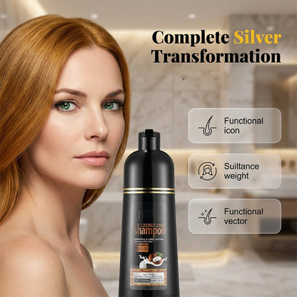 Coconut Color Shampoo – Wash-In, No Salon Needed