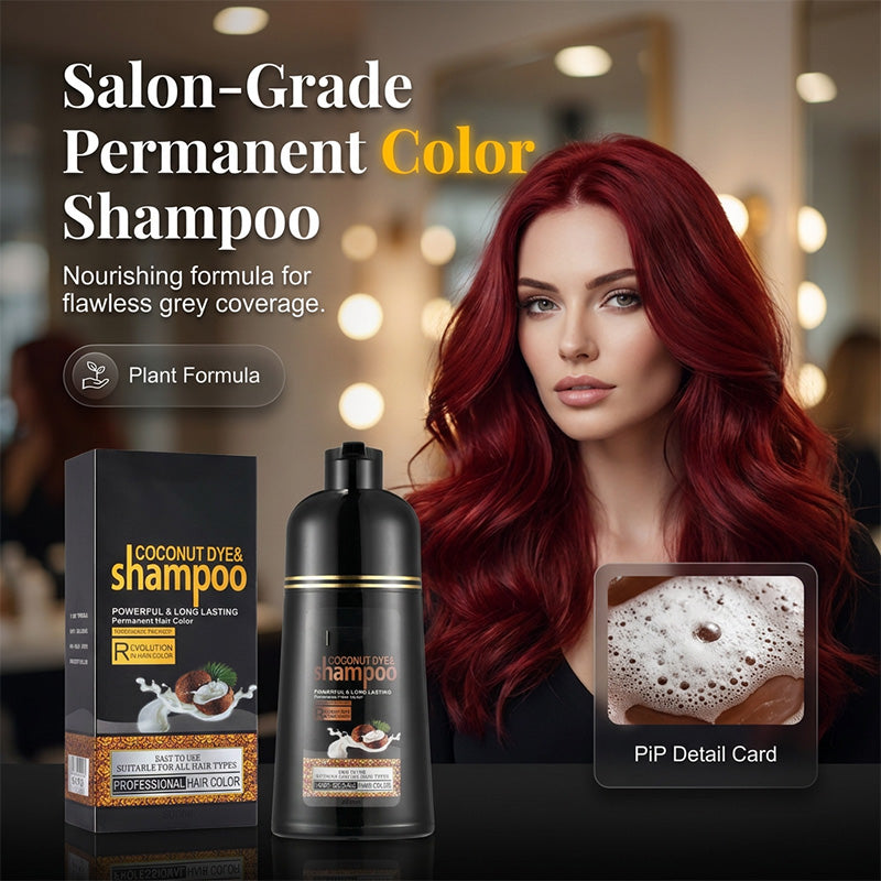 Coconut Color Shampoo – Wash-In, No Salon Needed