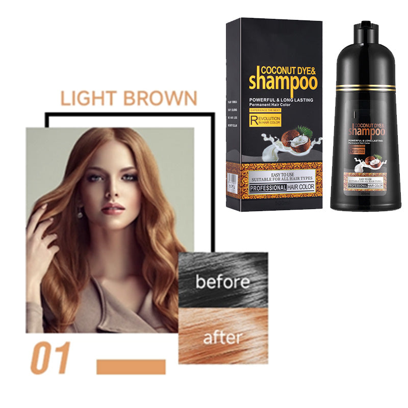 Coconut Color Shampoo – Wash-In, No Salon Needed