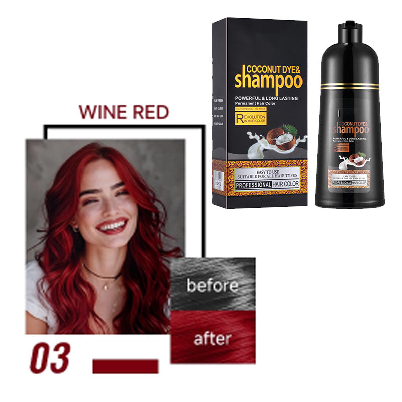 Coconut Color Shampoo – Wash-In, No Salon Needed