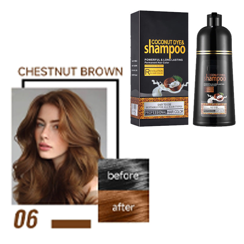 Coconut Color Shampoo – Wash-In, No Salon Needed