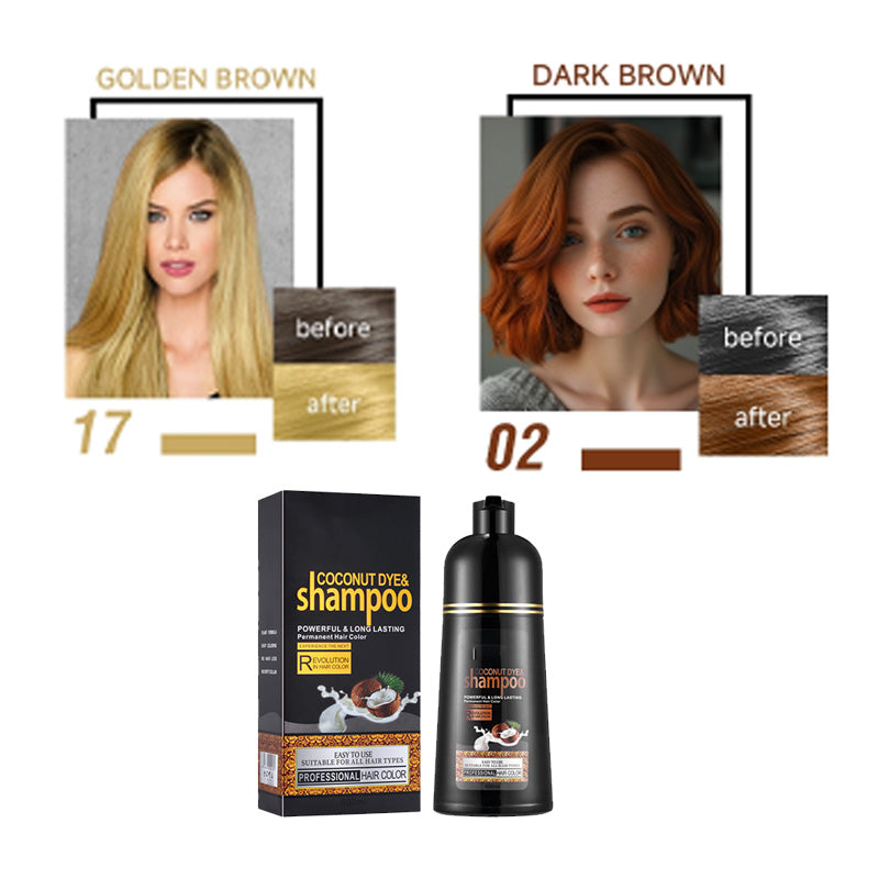 Coconut Color Shampoo – Wash-In, No Salon Needed