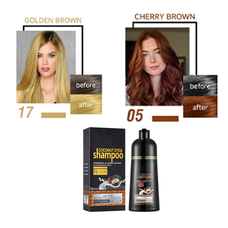 Coconut Color Shampoo – Wash-In, No Salon Needed