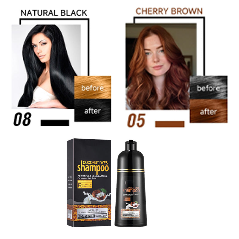 Coconut Color Shampoo – Wash-In, No Salon Needed