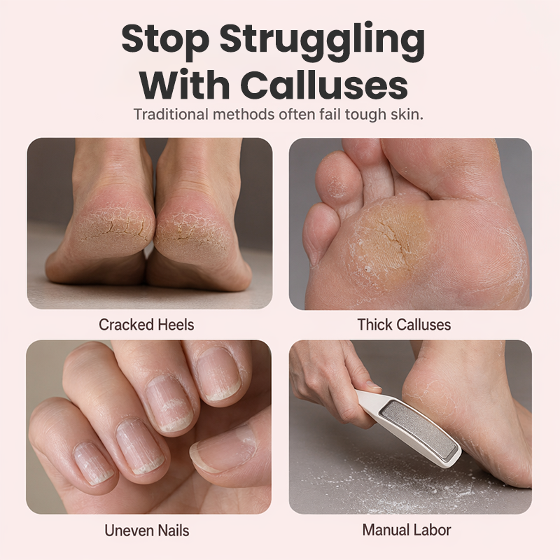 Professional Electric Callus Remover – 20K RPM & Safety Sensor Design