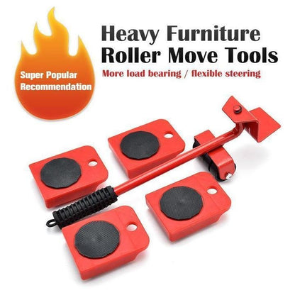 Move Heavy Furniture Instantly! 8-Piece Furniture Lifter & Slider Set