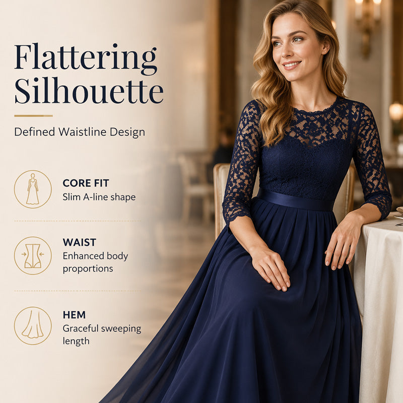🌸 LIMITED TIME 50% OFF! Lace Bodice Maxi Dress – Flowy & Elegant Design