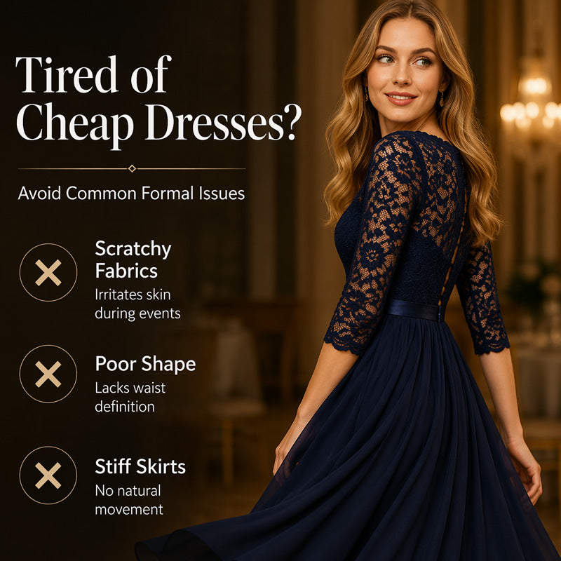 🌸 LIMITED TIME 50% OFF! Lace Bodice Maxi Dress – Flowy & Elegant Design