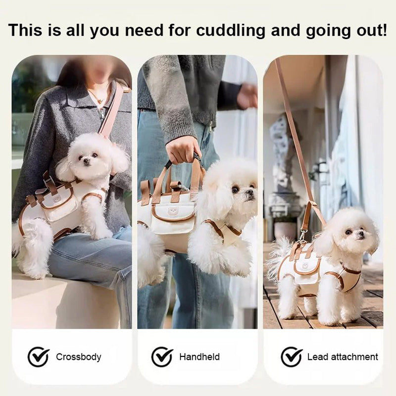 Carry Small Pets Instantly! Breathable Pet Carrier Sling
