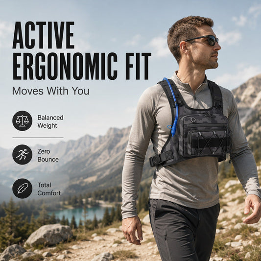 Tactical Chest Rig – Waterproof & Adjustable Fit Design