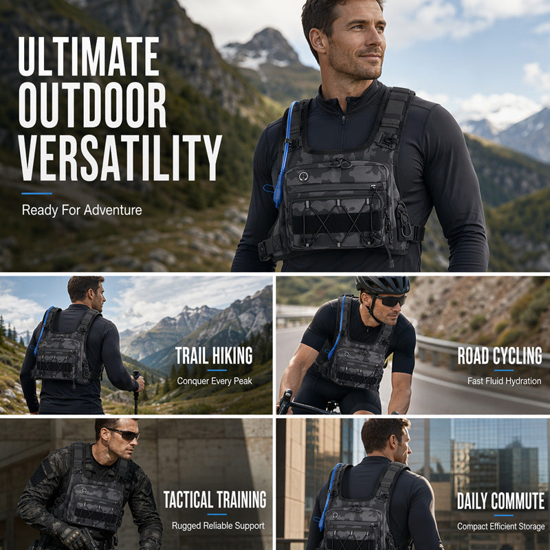 Tactical Chest Rig – Waterproof & Adjustable Fit Design