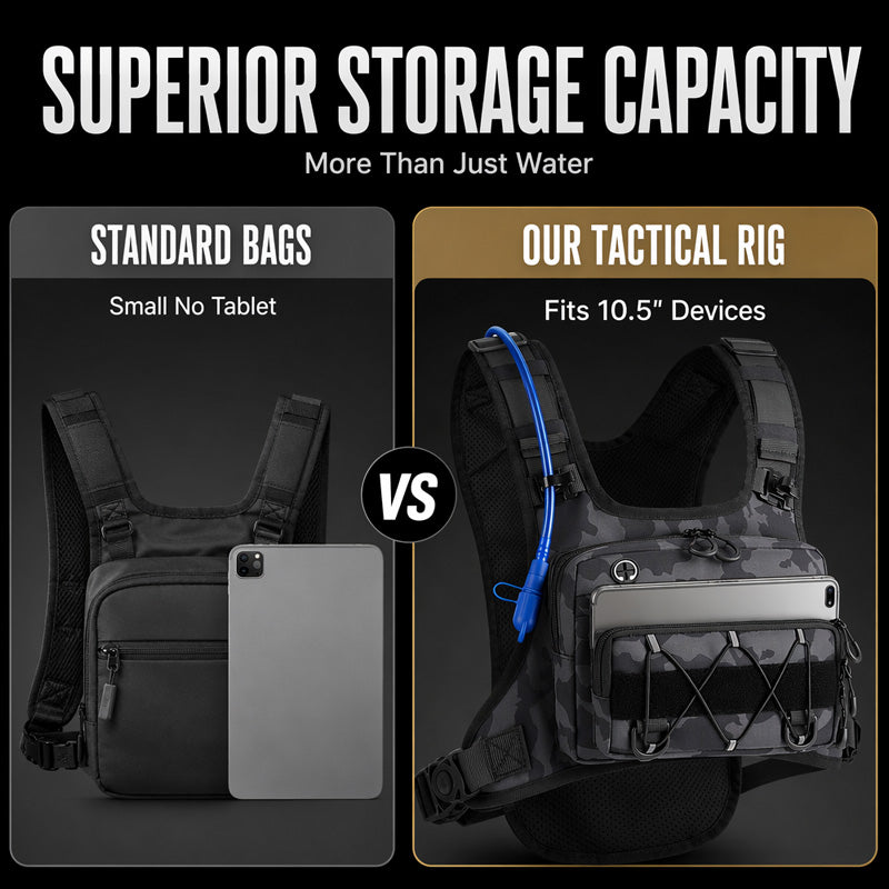 Tactical Chest Rig – Waterproof & Adjustable Fit Design