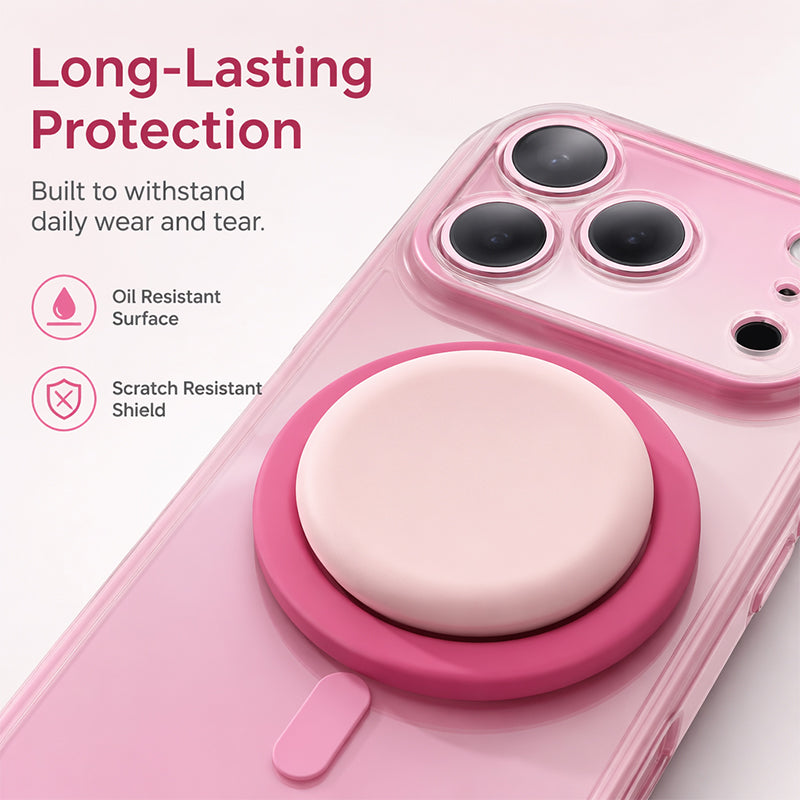 🎉 2026 Sale — Over 42300 Sold! ⏳Magnetic Gradient Phone Case with Built-In Kickstand｜Shockproof Full Coverage Acrylic Cover ✨