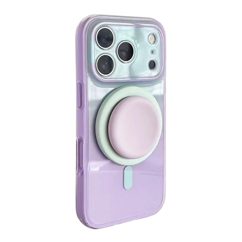 🎉 2026 Sale — Over 42300 Sold! ⏳Magnetic Gradient Phone Case with Built-In Kickstand｜Shockproof Full Coverage Acrylic Cover ✨