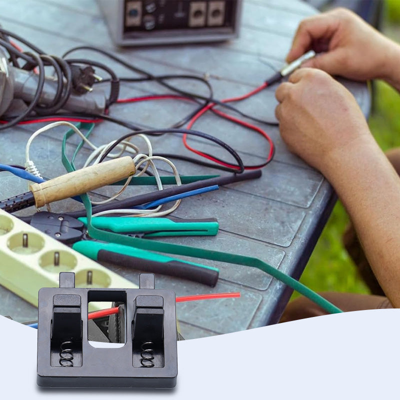 Spring-Loaded Soldering Clamp – Anti-Slip & Dual Grip Design