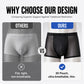 Ultra-Thin Ice Cooling Boxer Briefs – 3D Pouch & Breathable Support