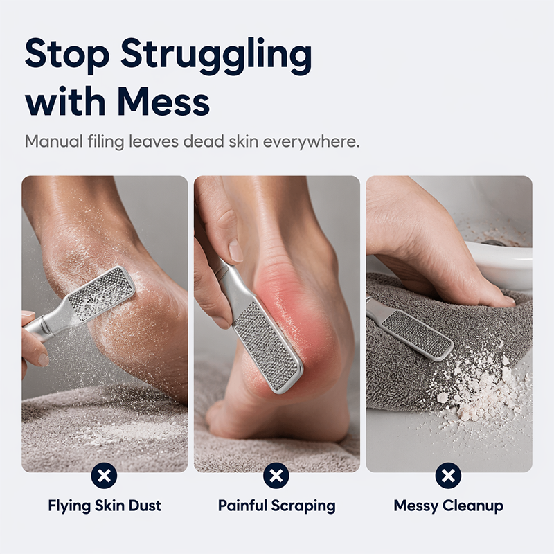 Foot Callus Remover – Vacuum Clean, No Mess