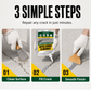 Concrete Crack Repair Kit – Waterproof Sealant & Scraper Included