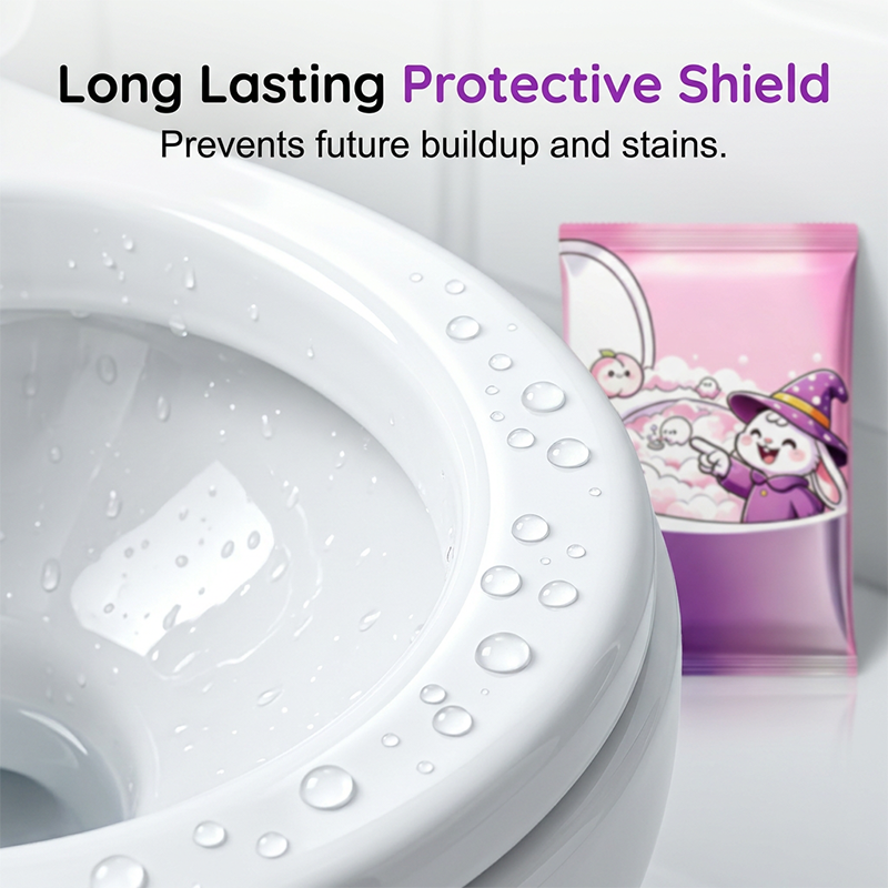 Foaming Toilet Bowl Powder – Deep Clean & Peach Fresh Scent
