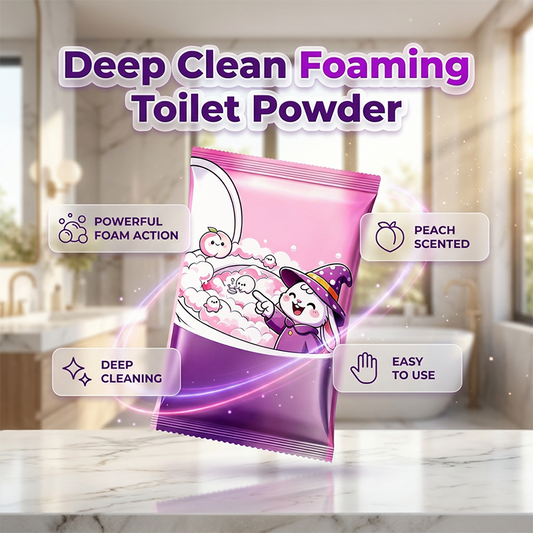 Foaming Toilet Bowl Powder – Deep Clean & Peach Fresh Scent